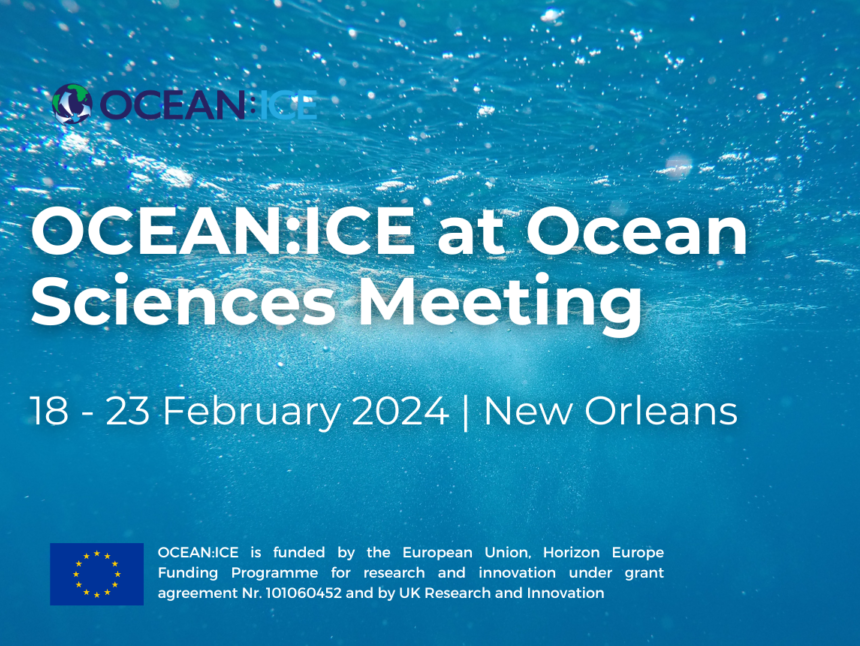 1823 February 2024, Ocean Sciences Meeting OCEANICE